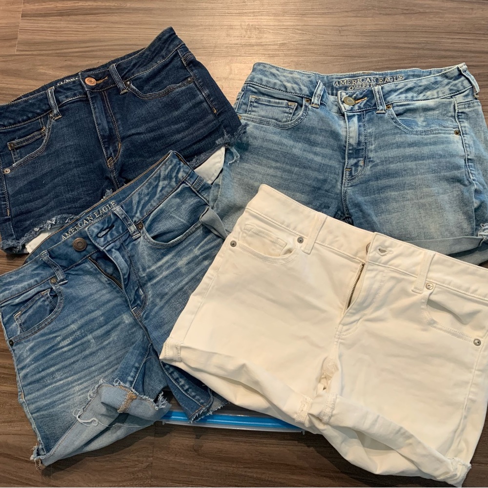 4 pairs American Eagle Jean Shorts